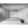 Mexen Lunar L drzwi prysznicowe uchylne lewe 150 cm, transparent, chrom - 834SL-150-050-01-00-L