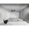 Mexen Lunar-F L voltidavad dušiuksed parempoolsed 130 cm, läbipaistev, relvade metall - 836SL-130-050-95-00-P