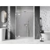 Mexen Lunar L dušiuksed vasak 120 cm, läbipaistev, valged - 834SL-120-050-20-00-L