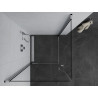 Mexen Pretoria Duo nagibna pršna kabina 90 x 90 cm, prozorna, krom - 852-090-090-02-00