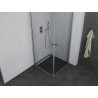Mexen Pretoria Duo Duschkabine, schwenkbar, 90 x 90 cm, transparent, Chrom - 852-090-090-02-00