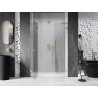 Mexen Lunar L dušiuks, vasakukäeline 150 cm, läbipaistev, kuldne - 834SL-150-050-50-00-L