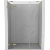 Mexen Lunar dušiuks vrijeuks vasak 150 cm, läbipaistev, kuldne harjatud - 834S-150-050-55-00-L