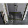 Mexen Apia drzwi prysznicowe rozsuwane 90 cm, transparent, złote - 845-090-000-50-00