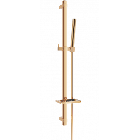 Mexen DQ70 conjunto de duche deslizante, ouro rosa - 785704581-60