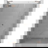 Mexen Lunar Duschflügeltür links 155 cm, transparent, gebürstetes Kupfer - 834S-155-050-65-00-L