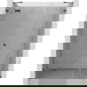 Mexen Lunar draaideur voor douche links 150 cm, transparant, geborsteld geweergrijs - 834S-150-050-66-00-L