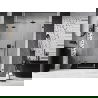 Mexen Lunar draaideur voor douche links 150 cm, transparant, geborsteld geweergrijs - 834S-150-050-66-00-L