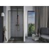 Mexen Apia sliding shower door 125 cm, transparent, gold - 845-125-000-50-00
