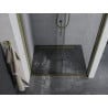 Mexen Apia sliding shower door 125 cm, transparent, gold - 845-125-000-50-00