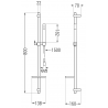 Mexen DQ70 Duschset mit Schieber, Graphit - 785704581-66