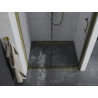 Mexen Apia porte de douche coulissante 135 cm, transparente, dorée - 845-135-000-50-00