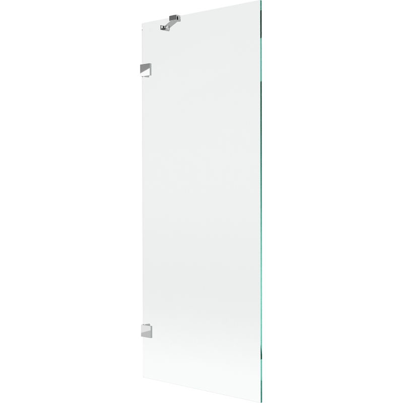 Mexen Lunar badwandafscheiding 1-delig 70 x 150 cm, transparant, chroom - 897-070-000-01-00