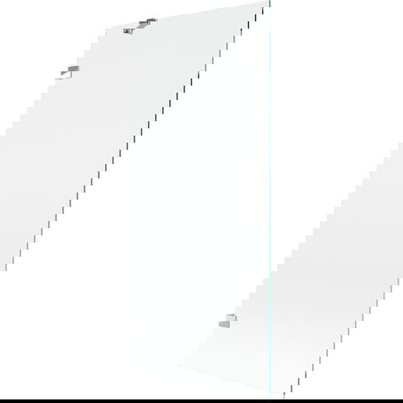 Mexen Lunar divisória de banheira com 1 painel 80 x 150 cm, transparente, cromo - 897-080-000-01-00