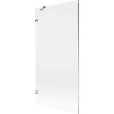 Mexen Lunar paravan za kadu 1-krilni 90 x 150 cm, proziran, krom - 897-090-000-01-00