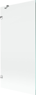 Mexen Lunar panel de bañera 1-hoja 90 x 150 cm, transparente, cromo - 897-090-000-01-00