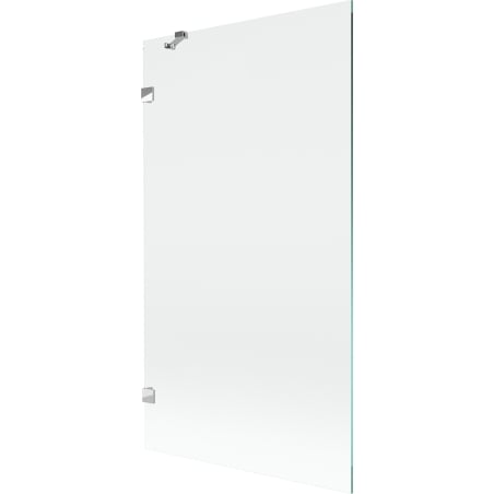Mexen Lunar paroi de baignoire 1-volet 100 x 150 cm, transparent, chrome - 897-100-000-01-00