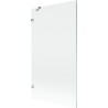 Mexen Lunar jednokrilni paravan za kadu 100 x 150 cm, proziran, krom - 897-100-000-01-00