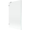 Mexen Lunar paroi de baignoire 1-volet 100 x 150 cm, transparent, chrome - 897-100-000-01-00