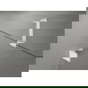 Mexen Lunar Duschabtrennung 1-flügelig 60 x 150 cm, transparent, weiß - 897-060-000-20-00