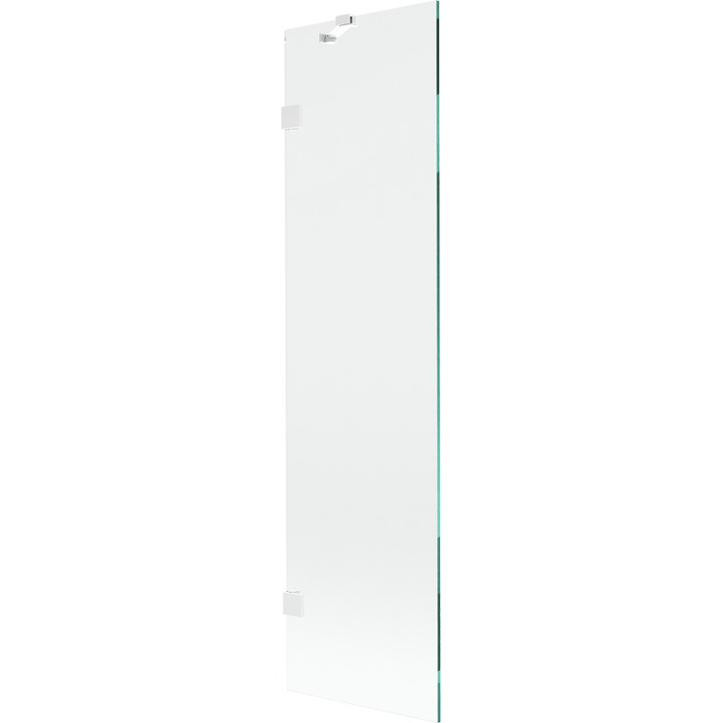 Mexen Lunar parawan nawannowy 1-skrzydłowy 50 x 150 cm, transparent, biały - 897-050-000-20-00