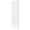 Mexen Lunar 1-wing shower screen 60 x 150 cm, transparent, white - 897-060-000-20-00