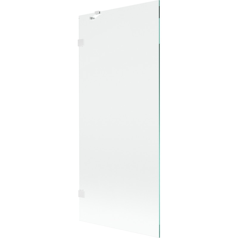 Mexen Lunar parawan nawannowy 1-skrzydłowy 80 x 150 cm, transparent, biały - 897-080-000-20-00