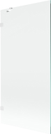 Mexen Lunar enojni zaslon za tuš 90 x 150 cm, prozoren, bel - 897-090-000-20-00
