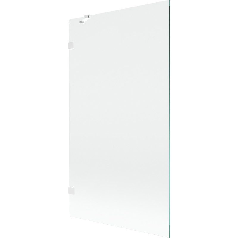 Mexen Lunar parawan nawannowy 1-skrzydłowy 100 x 150 cm, transparent, biały - 897-100-000-20-00