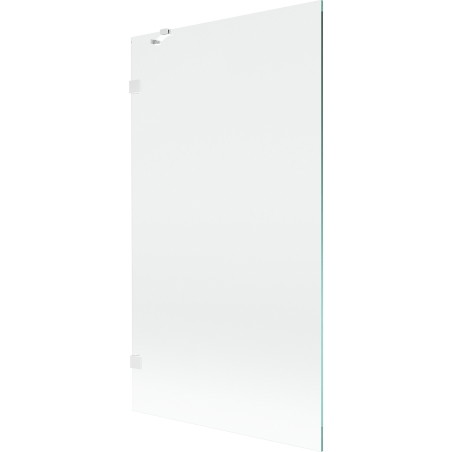 Mexen Lunar parawan nawannowy 1-skrzydłowy 100 x 150 cm, transparent, biały - 897-100-000-20-00