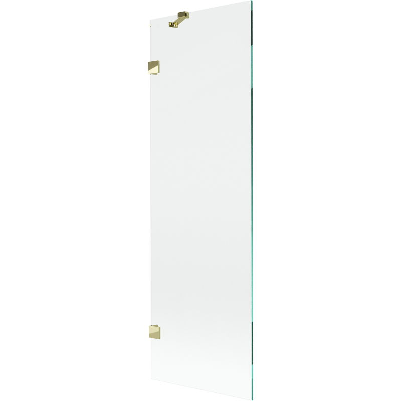 Mexen Lunar Duschabtrennung 1-flügelig 60 x 150 cm, transparent, gold - 897-060-000-50-00