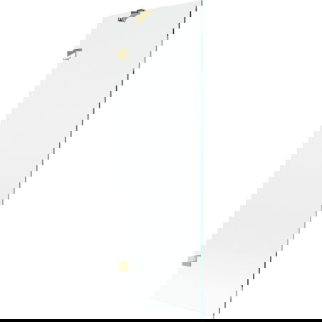 Mexen Lunar Badewannenabtrennung 1-flügelig 60 x 150 cm, transparent, gold - 897-060-000-50-00