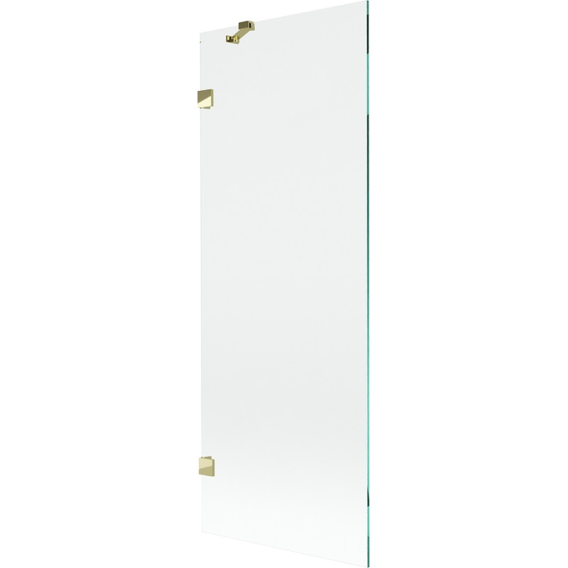 Mexen Lunar jednokrilni tuš paravan 70 x 150 cm, proziran, zlatni - 897-070-000-50-00