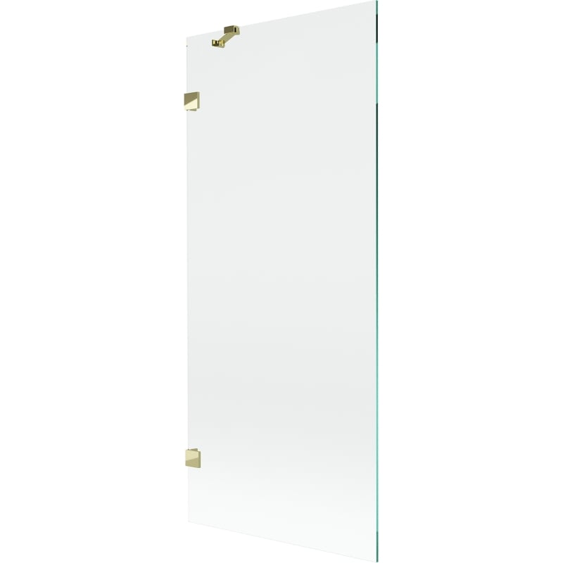Mexen Lunar duschvägg 1-delad 80 x 150 cm, transparent, guld - 897-080-000-50-00