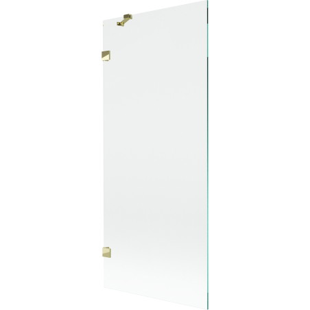 Mexen Lunar parawan nawannowy 1-skrzydłowy 80 x 150 cm, transparent, złoty - 897-080-000-50-00