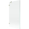 Mexen Lunar 1-panel bath screen 90 x 150 cm, transparent, gold - 897-090-000-50-00