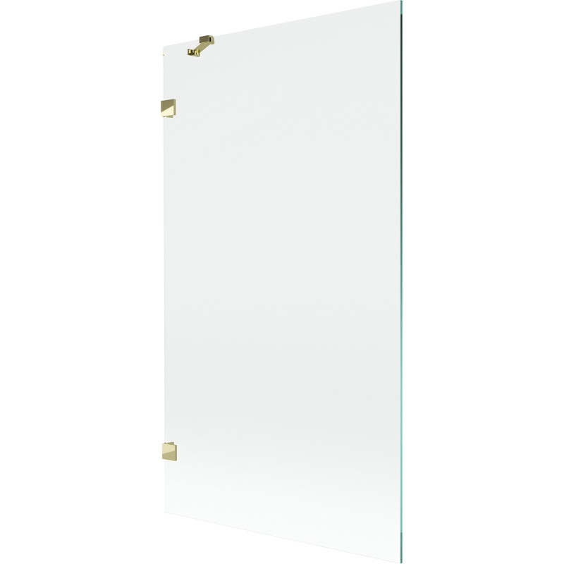 Mexen Lunar vannitoa pritsmekaitse, 1-lehega, 100 x 150 cm, läbipaistev, kuldne - 897-100-000-50-00