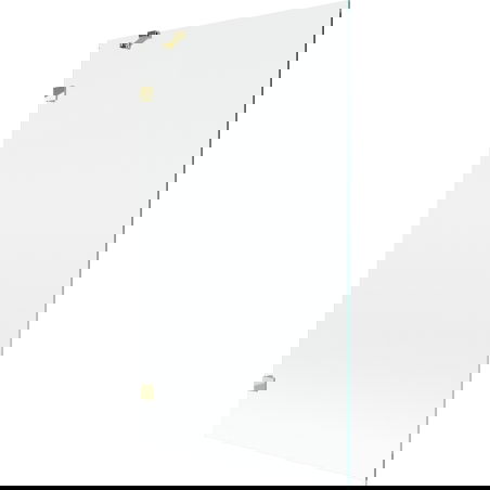 Mexen Lunar παραβάν μπάνιου 1 φύλλου 100 x 150 cm, διαφανές, χρυσό - 897-100-000-50-00