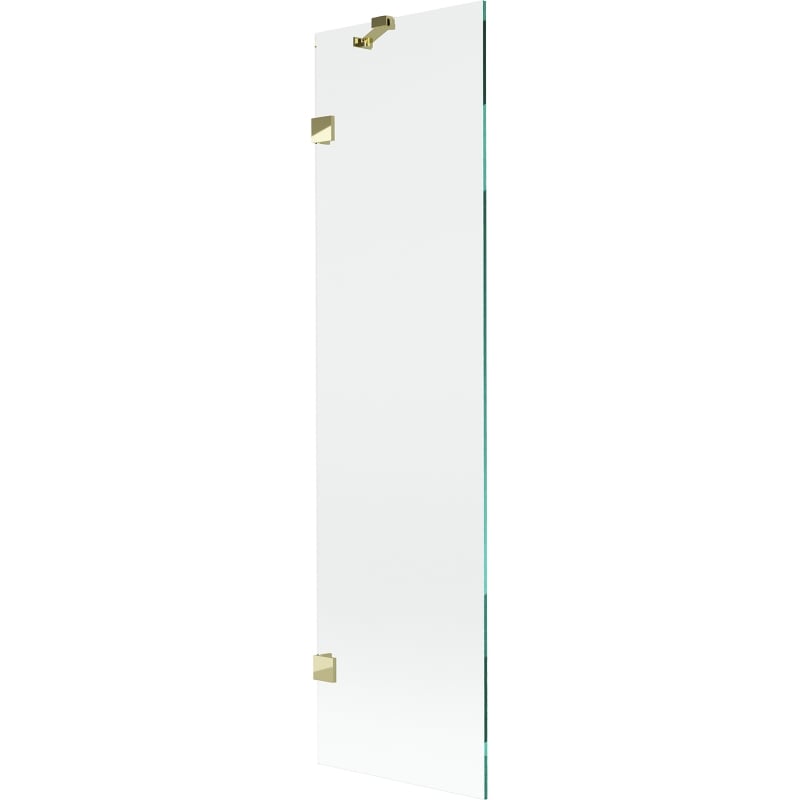 Mexen Lunar Duschabtrennung 1-flügelig 50 x 150 cm, transparent, gold - 897-050-000-50-00