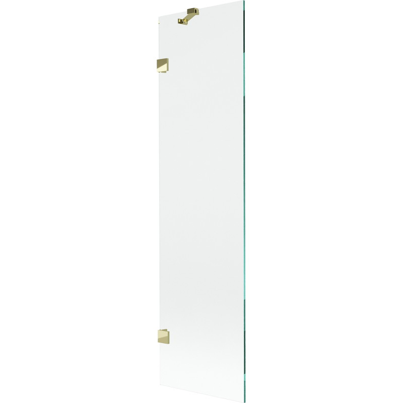Mexen Lunar parawan nawannowy 1-skrzydłowy 50 x 150 cm, transparent, złoty - 897-050-000-50-00