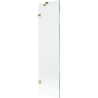 Mexen Lunar shower screen 1-wing 50 x 150 cm, transparent, gold - 897-050-000-50-00