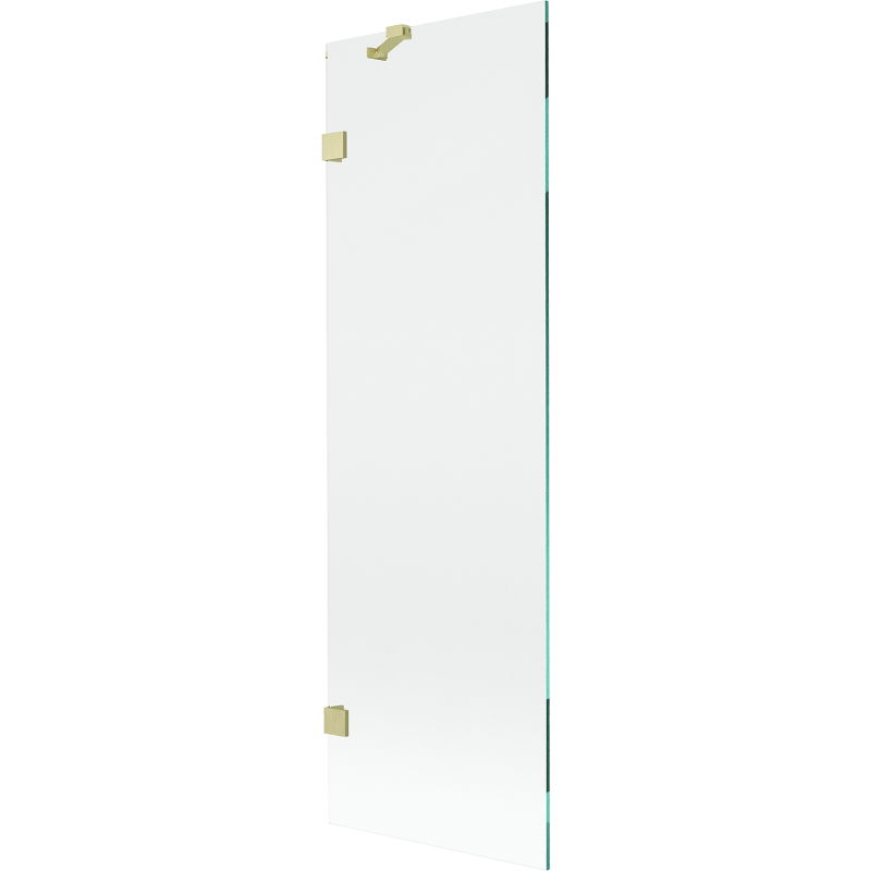 Mexen Lunar 1-Flügeleche Bidden Duschwand 60 x 150 cm, transparent, gëllen gebastelt - 897-060-000-55-00