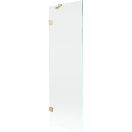 Mexen Lunar paroi de baignoire 1 vantail 60 x 150 cm, transparent, or brossé - 897-060-000-55-00