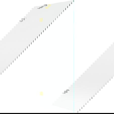 Mexen Lunar mampara de ducha de 1 hoja 70 x 150 cm, transparente, dorado cepillado - 897-070-000-55-00