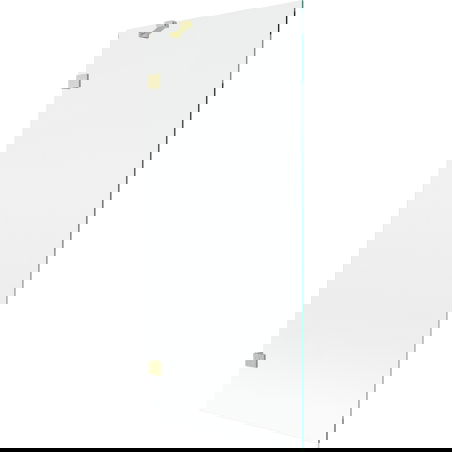 Mexen Lunar παραβάν μπάνιου 1-πτέρυγο 80 x 150 cm, διάφανο, χρυσαφί βουρτσισμένο