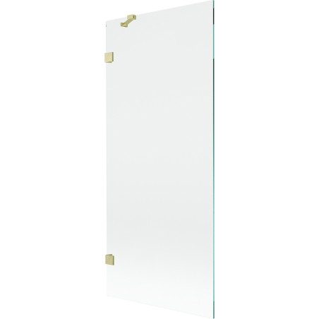 Mexen Lunar vannmaatja üks-ukseline 80 x 150 cm, läbipaistev, kuldne harjatud - 897-080-000-55-00