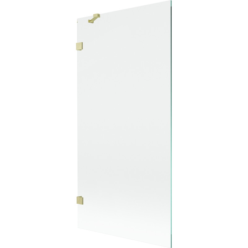 Mexen Lunar parawan nawannowy 1-skrzydłowy 90 x 150 cm, transparent, złoty szczotkowany - 897-090-000-55-00
