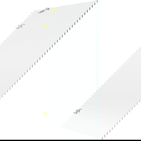 Mexen Lunar Duschabtrennung 1-flügelig 90 x 150 cm, transparent, gebürstetes Gold - 897-090-000-55-00