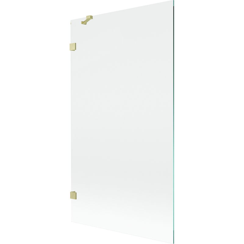 Mexen Lunar badwand 1-delig 100 x 150 cm, transparant, goud geborsteld - 897-100-000-55-00