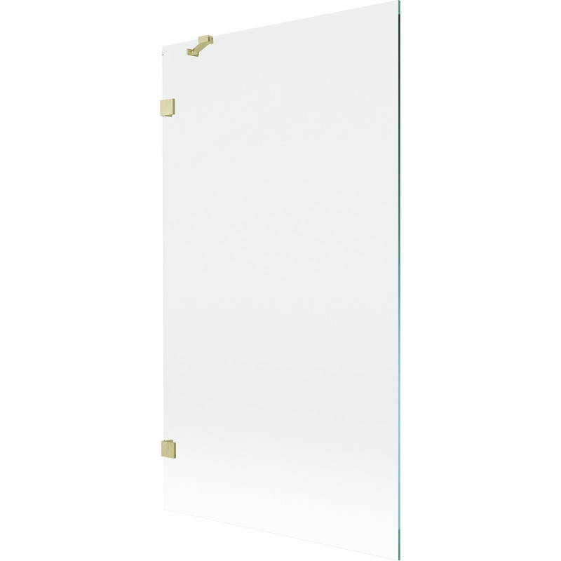 Mexen Lunar vannitoaekraan 1-ukseline 100 x 150 cm, läbipaistev, kuldne harjatud - 897-100-000-55-00